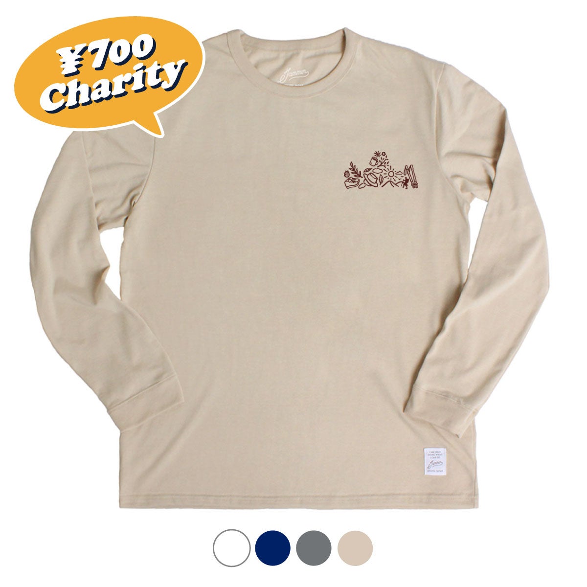 日本フリークライミング協会 - 【ワンポイント】ロンT | JAMMIN